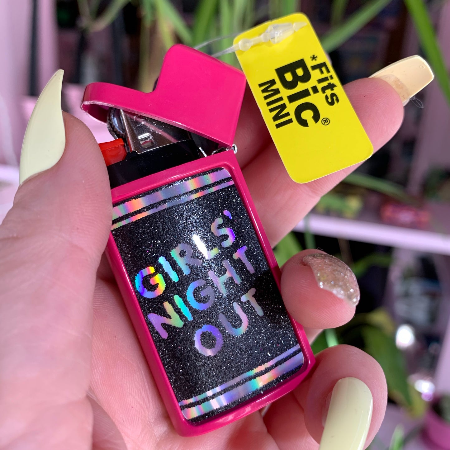 Glitter Mini Bic Lighter Case