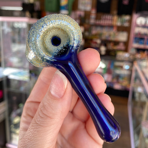 Gold Frit Glass Pipe