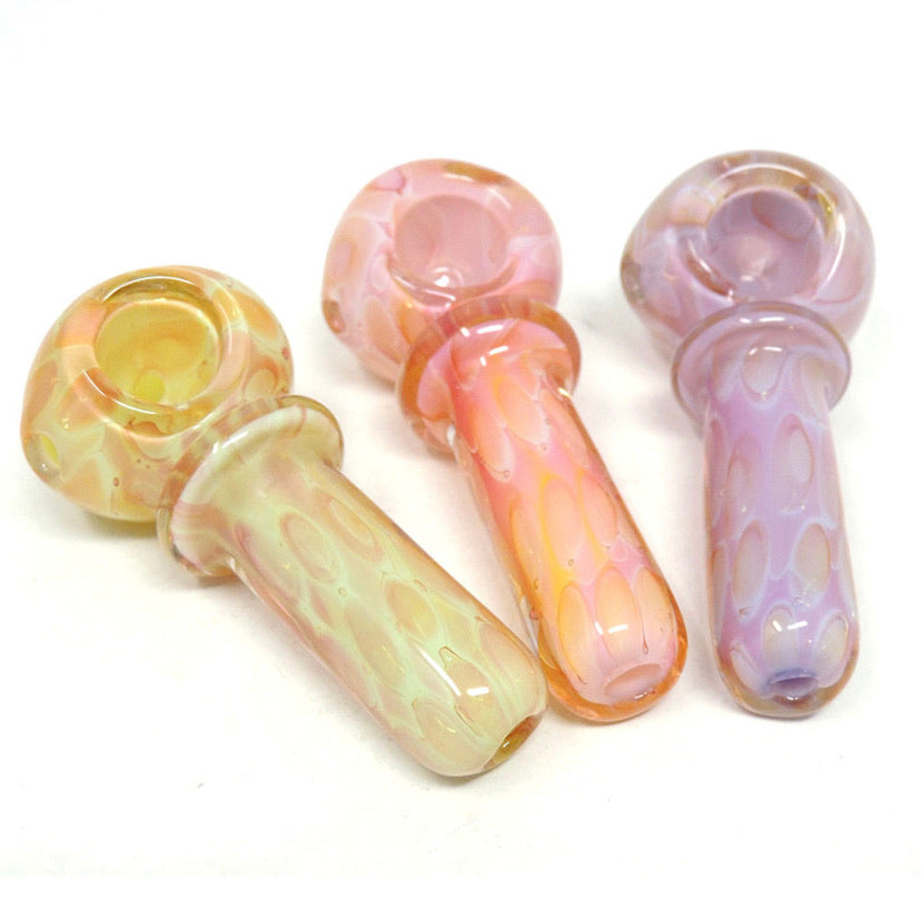 Sherbet Fumed Glass Pipe