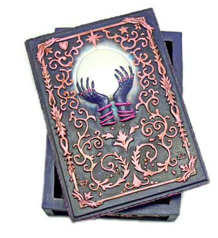Glowing Crystal Ball Tarot Stash Box