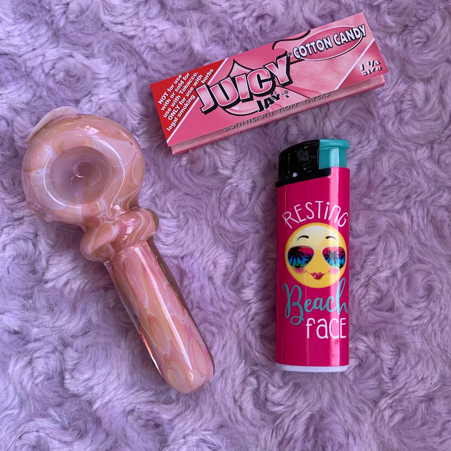 Sherbet Fumed Glass Pipe