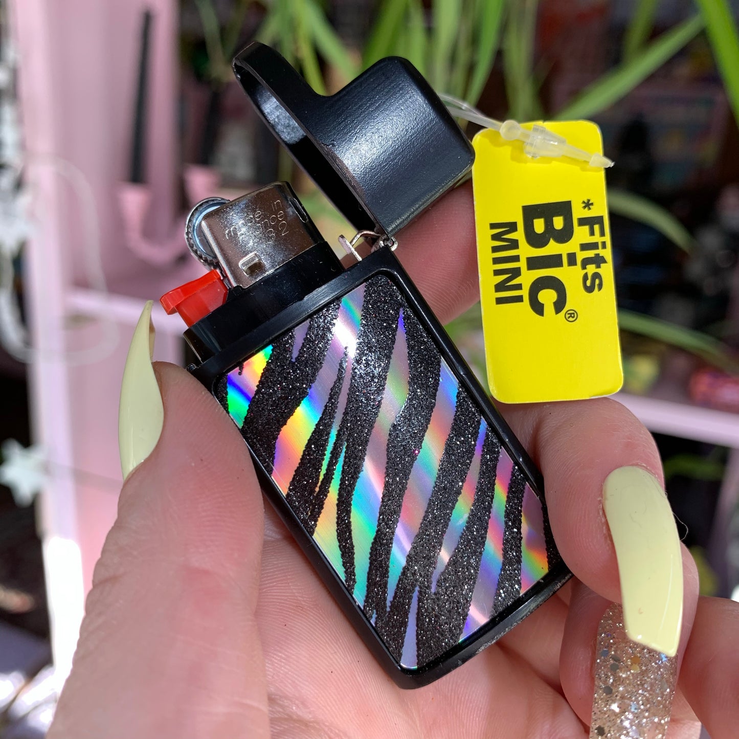Glitter Mini Bic Lighter Case