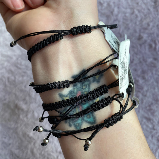 Sugar Skull Macrame Bracelet