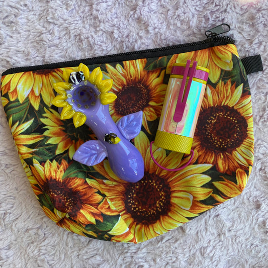 Sunflower Stash Bag
