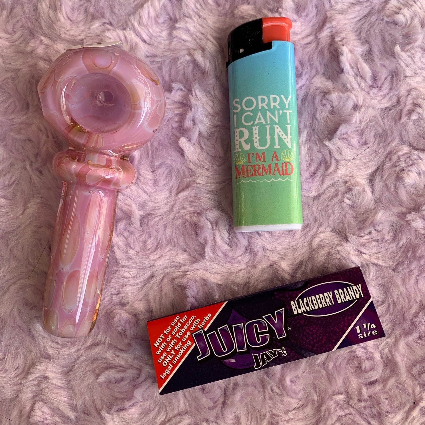 Sherbet Fumed Glass Pipe