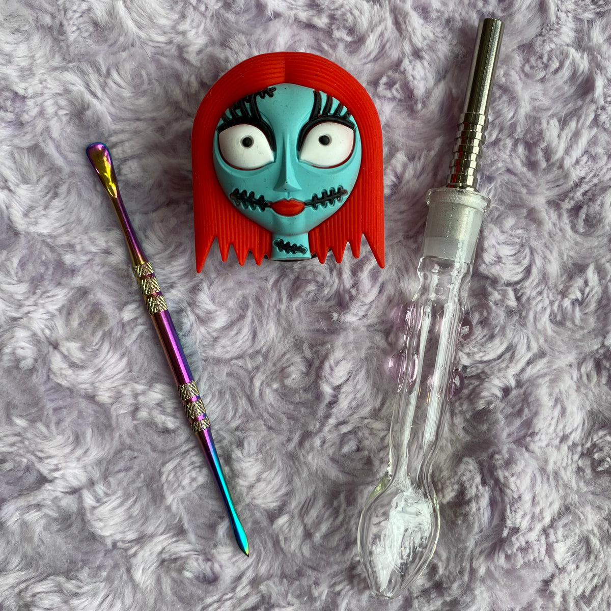 Nightmare Before Christmas Silicone Containers & Dab Tools