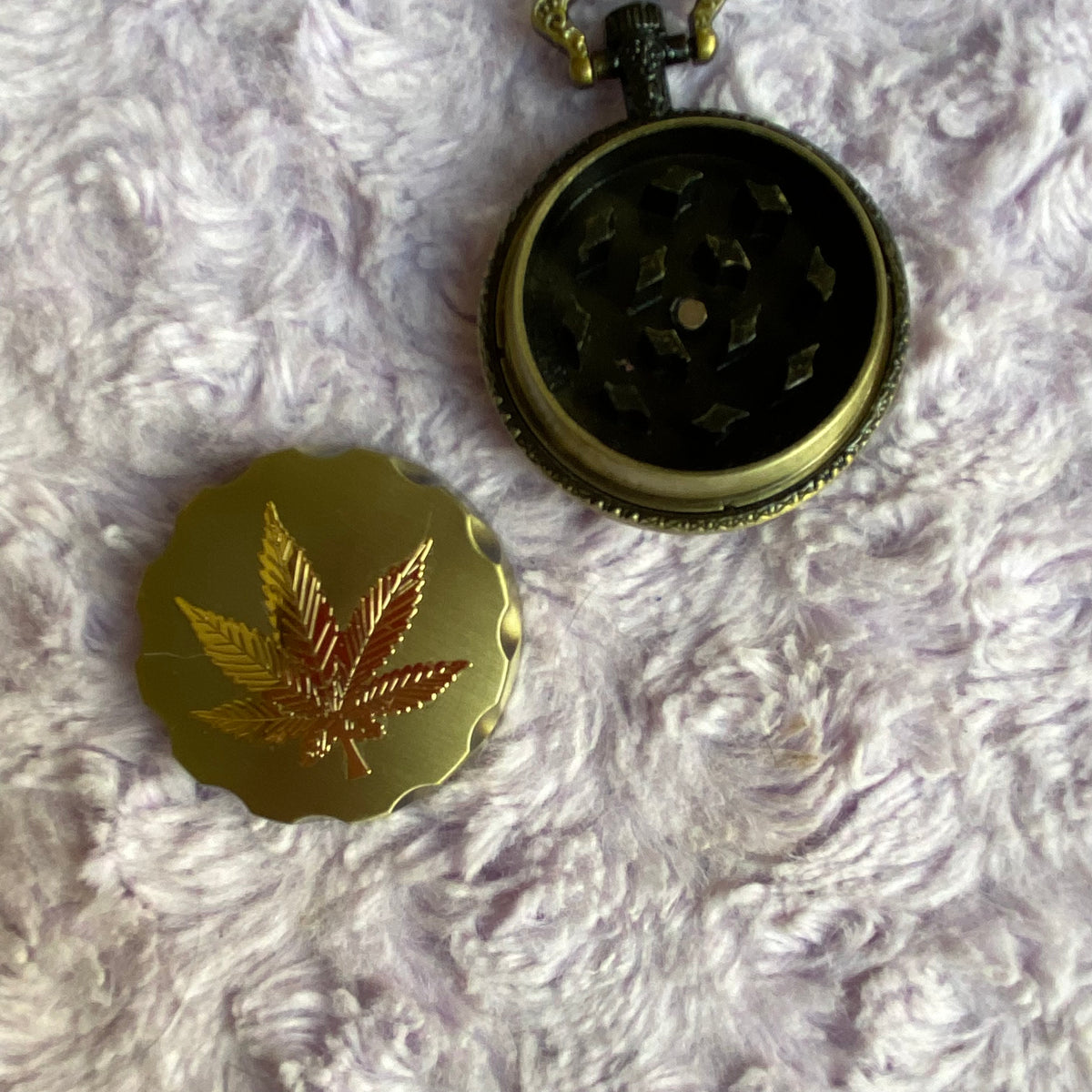 Grinder Necklace Pirate Girl Smoke Boutique