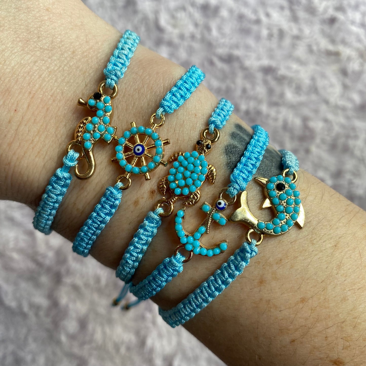 Nautical Macrame Bracelet