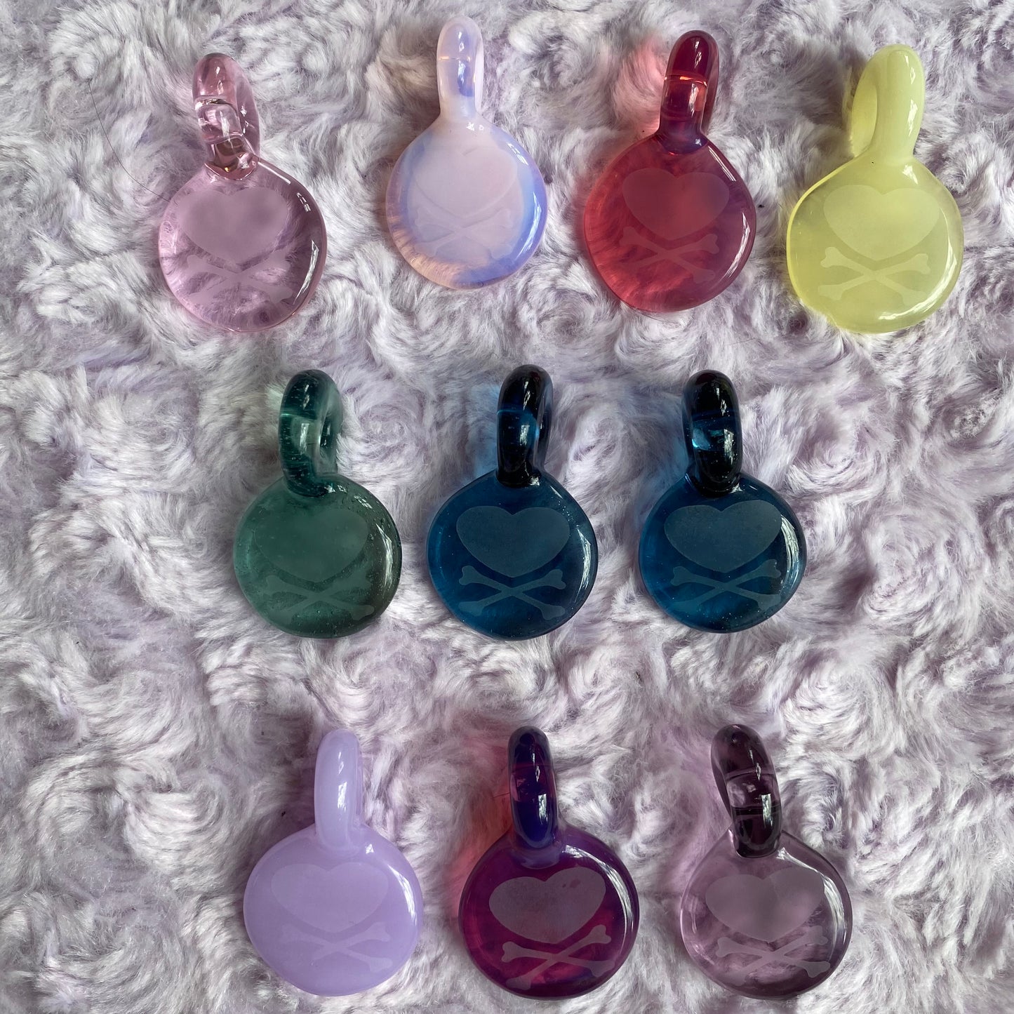 Pirate Girl Glass Pendant