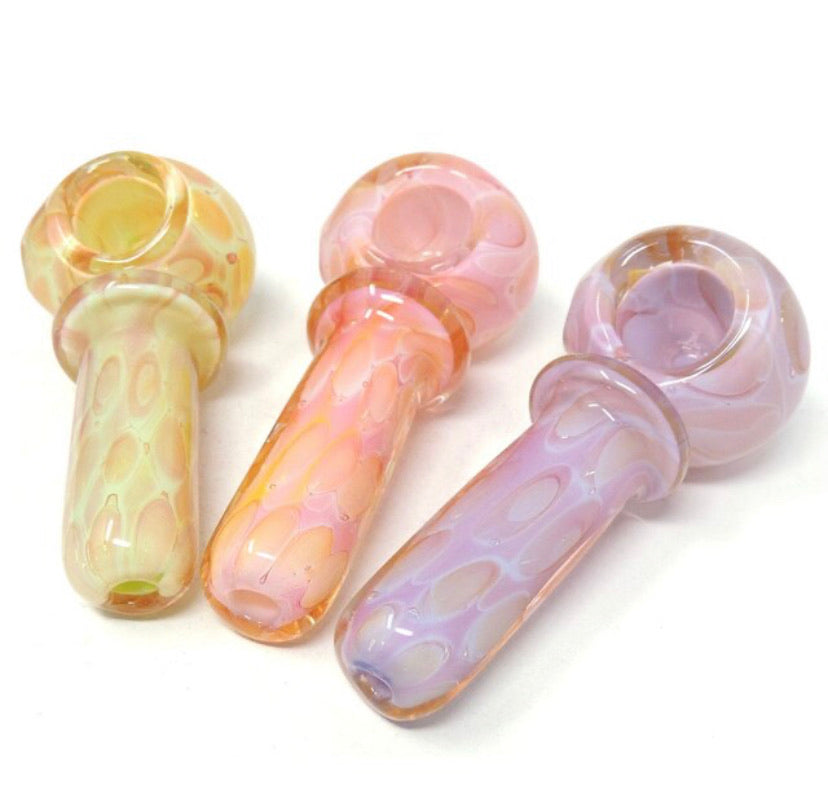 Sherbet Fumed Glass Pipe