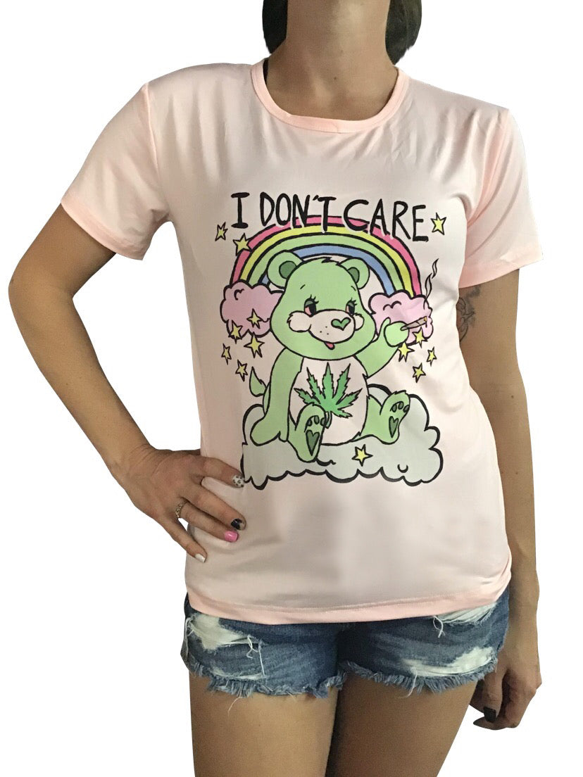 I Don't Care Bear Soft Lounge Tee