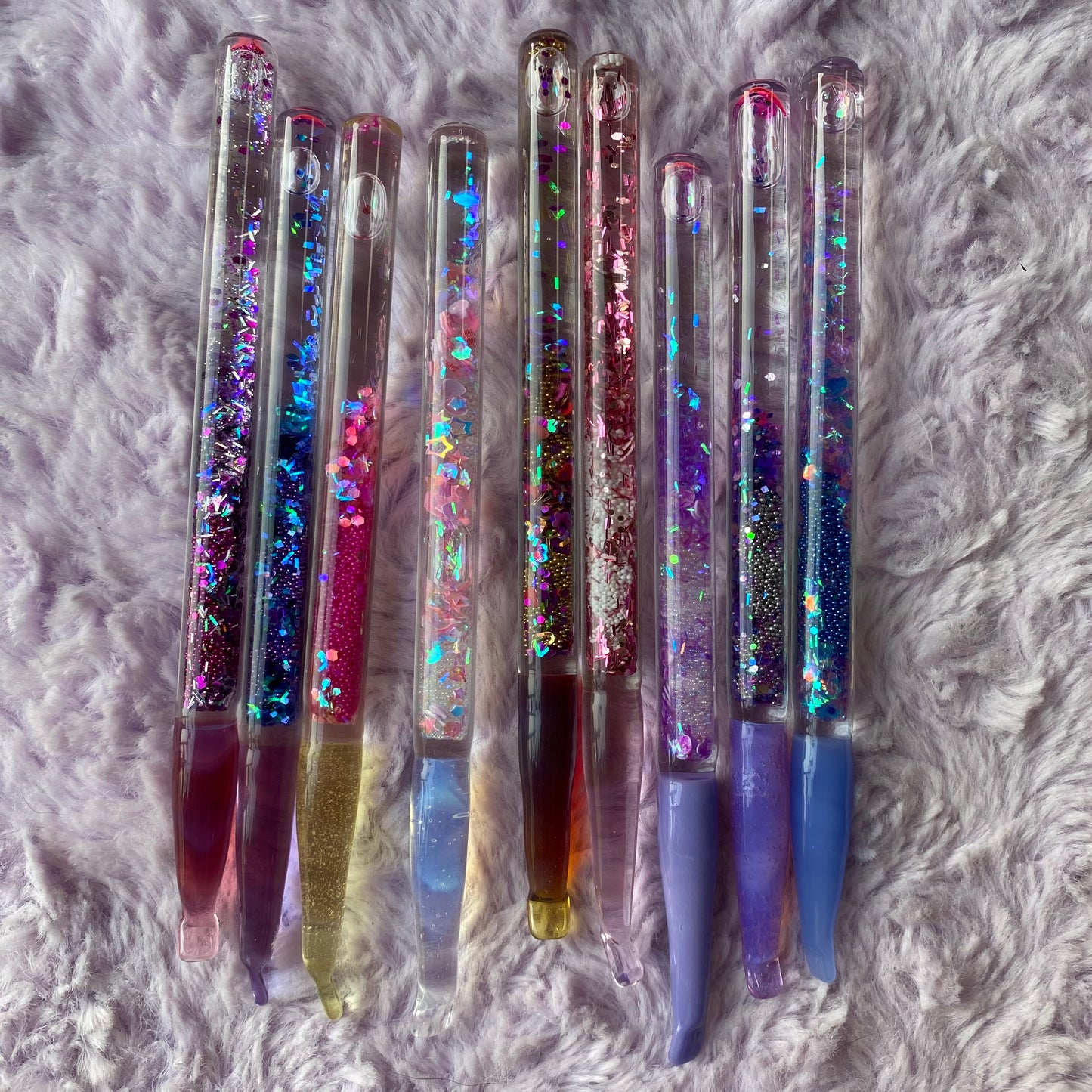 Glitter Filled Glass Tool