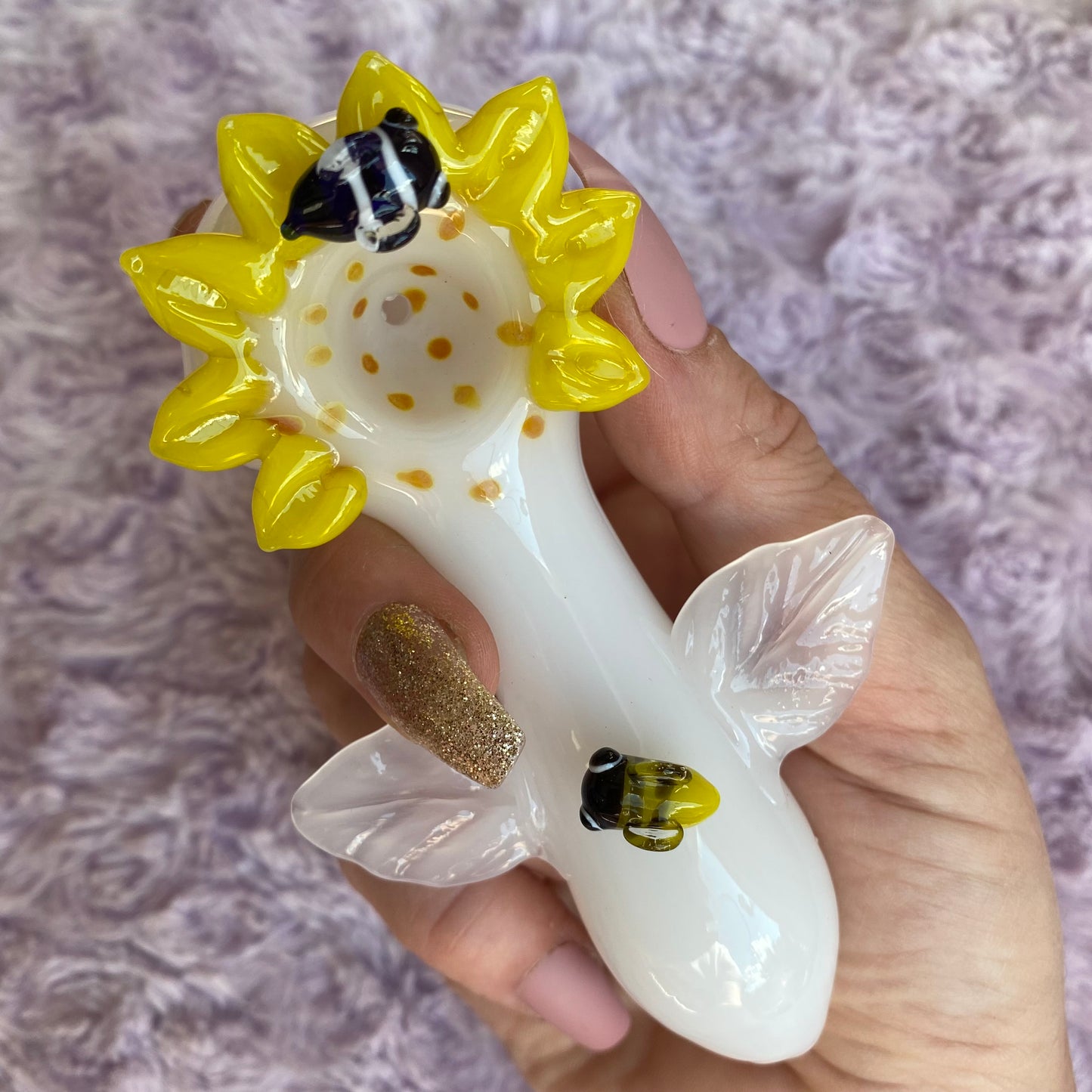 Glass Sunflower Pipe