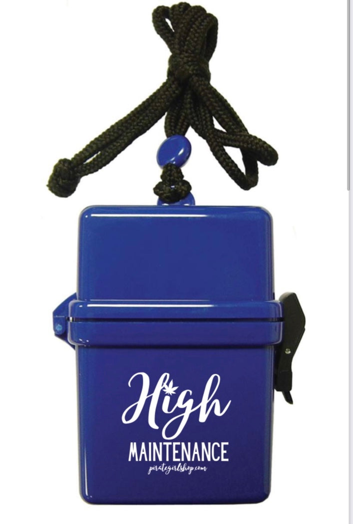 High Maintenance Waterproof Stash Case