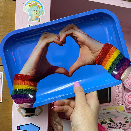 Pride Heart Rolling Tray