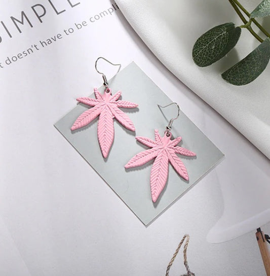Dangle Leaf Earrings