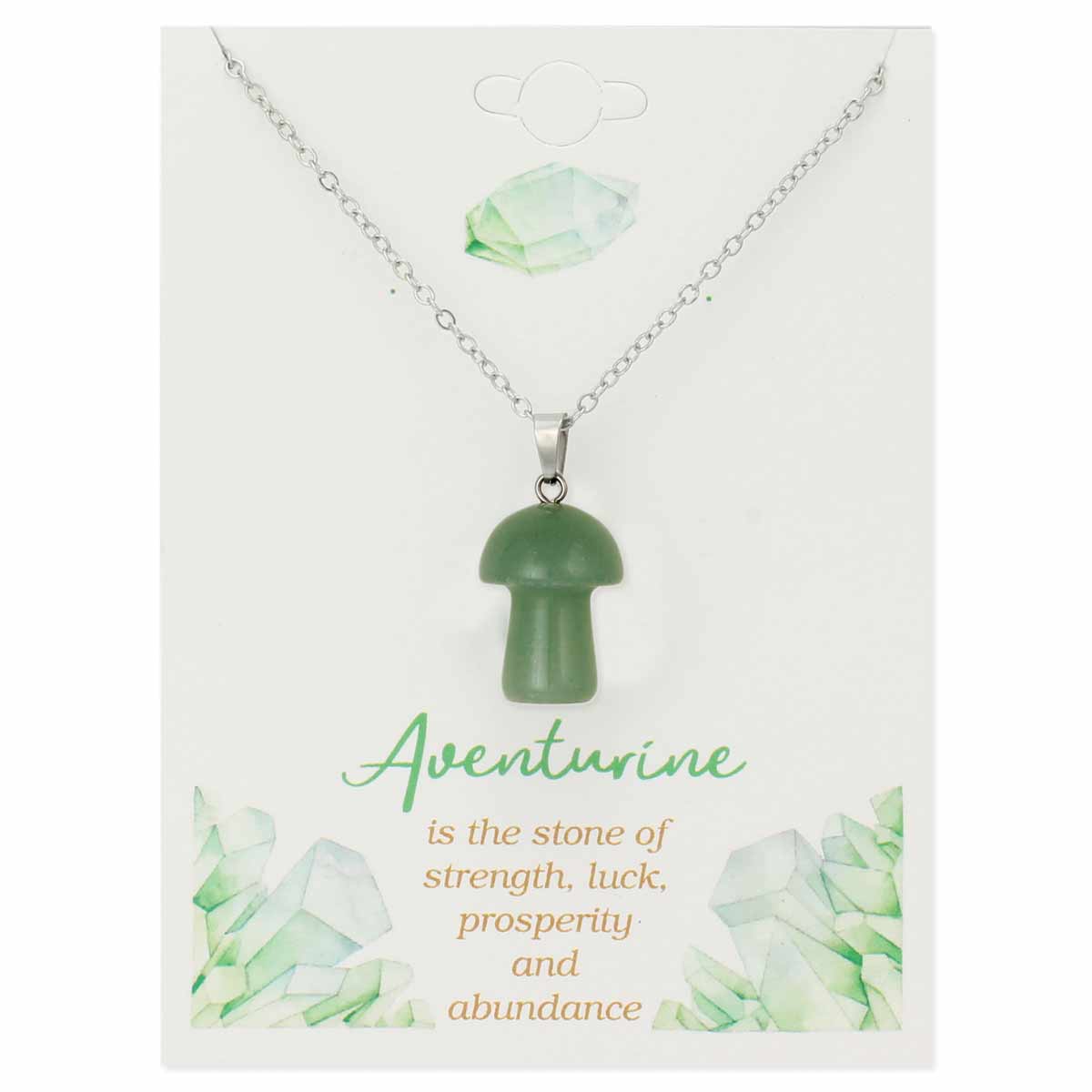 Stone Mushroom Necklace