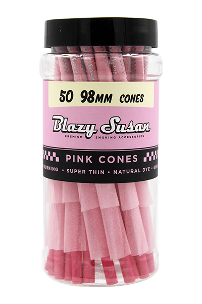 Blazy Susan Pink Cones - 50ct