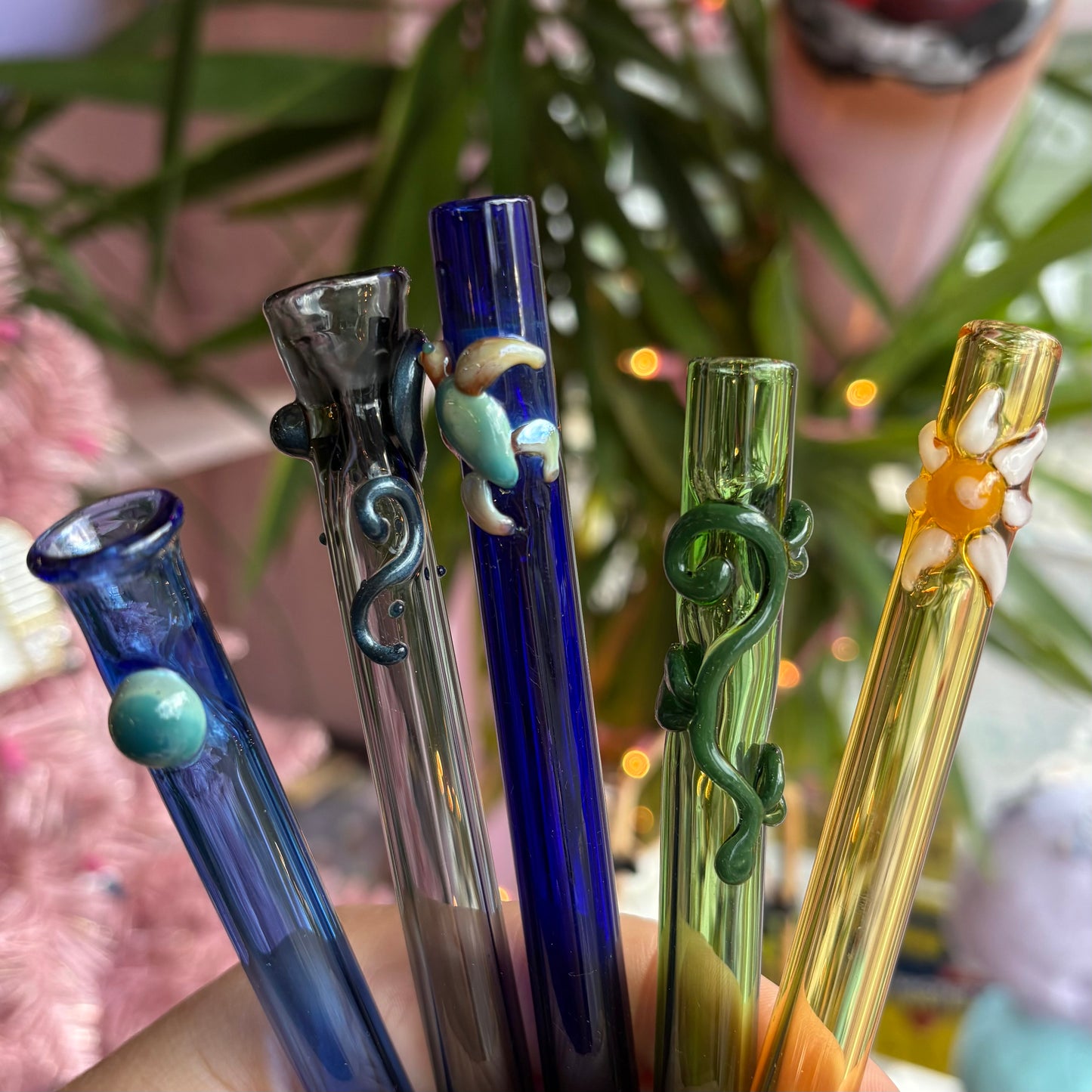 Handmade Glass Chillum One-Hitter