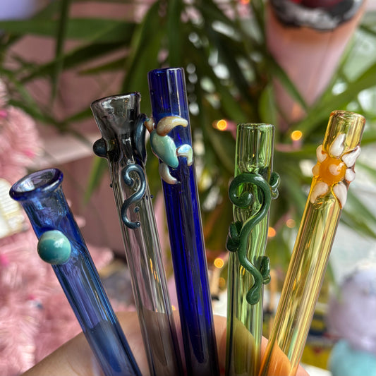 Handmade Glass Chillum One-Hitter