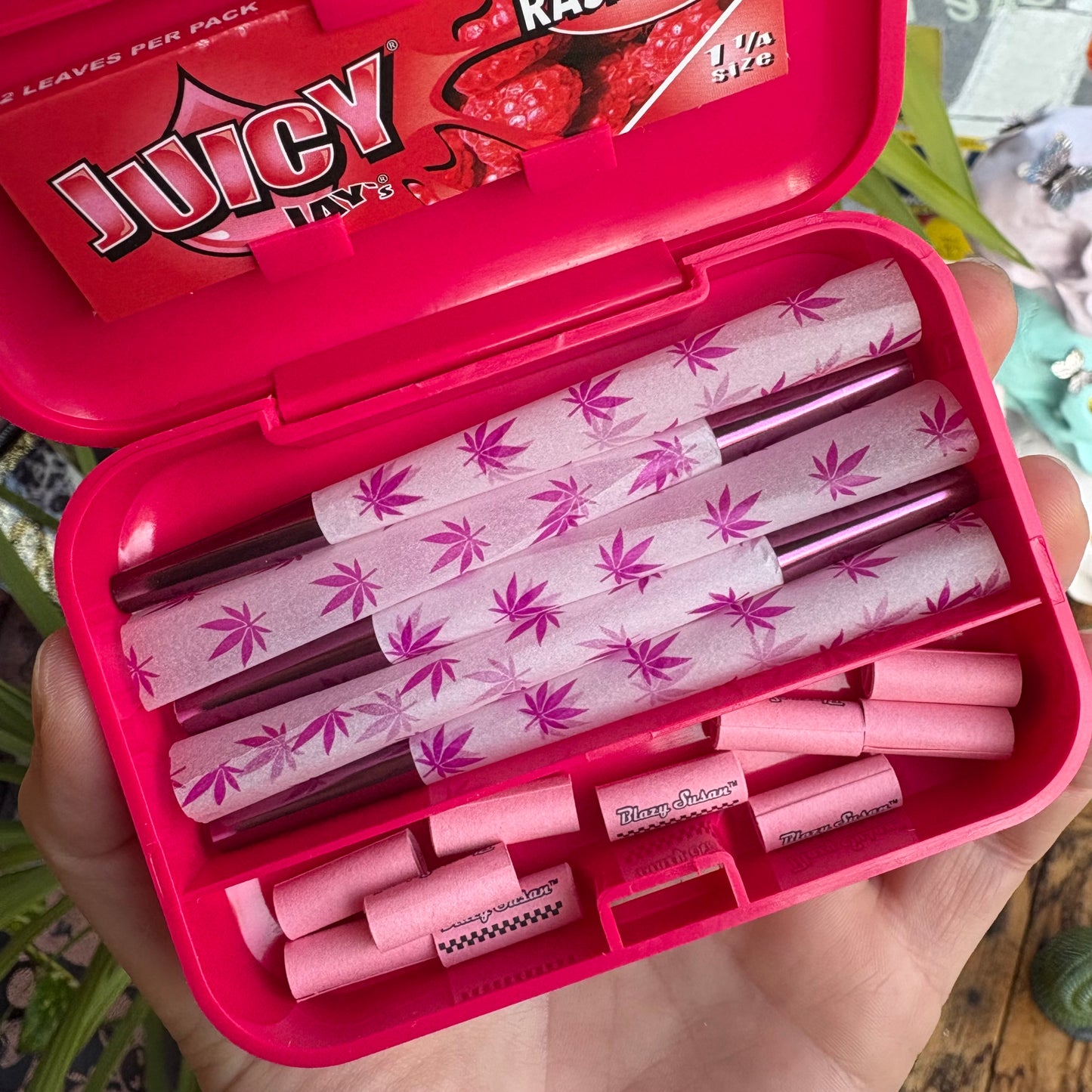 Pink Deluxe Pocket Rolling Set