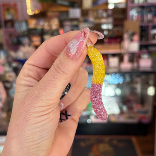 Sour Gummy Worm Pendant