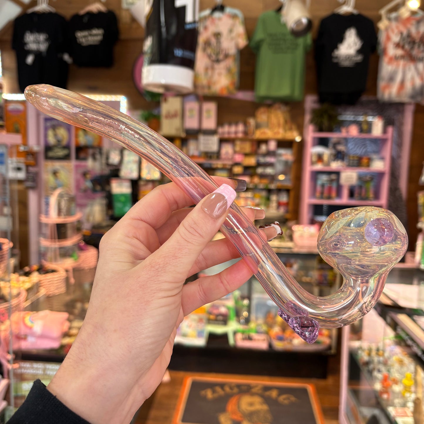 Color-Changing Giant Sherlock Glass Pipe