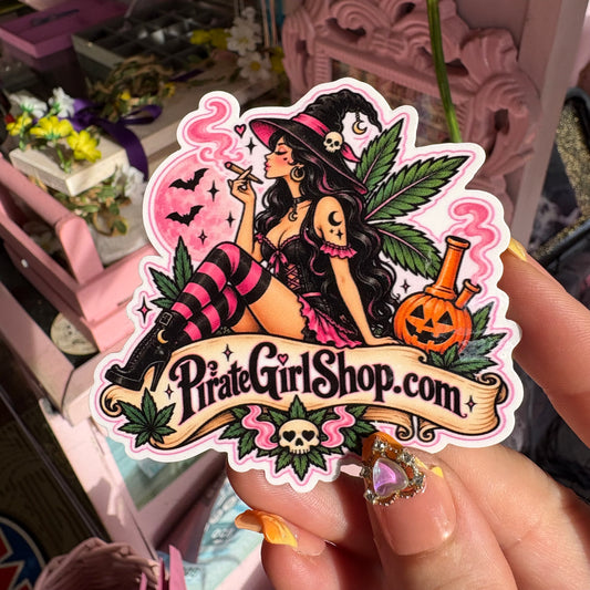 Pirate Fairy Halloween Sticker