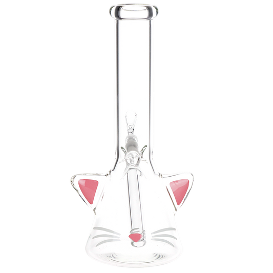 Kitty Face Beaker Water Pipe