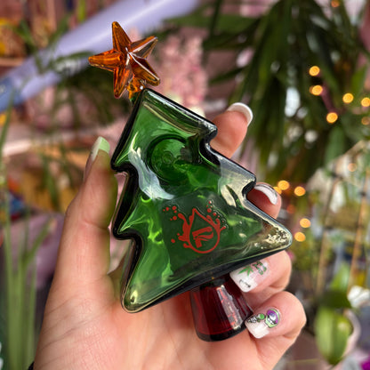 Stoned Xmas Tree Pipe and Poker Set