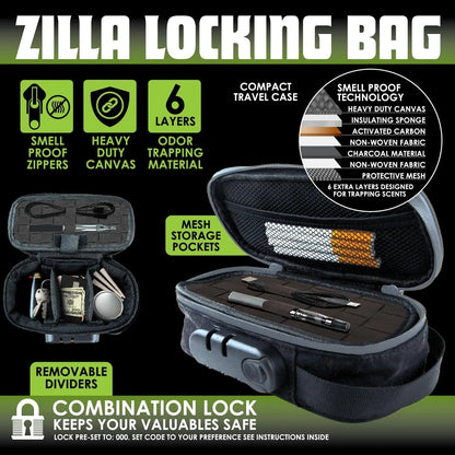 Colorful Locking Smell Proof Storage Case