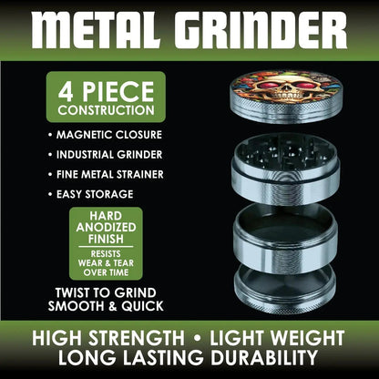 Aluminum 4 Piece Grinder