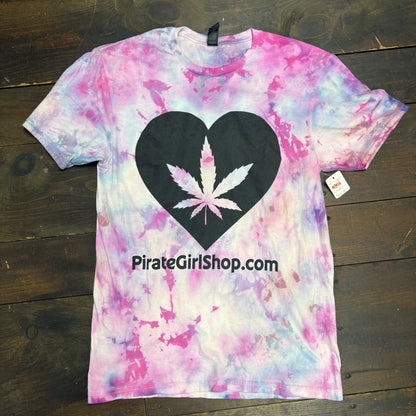 Hemp Heart Tie Dye Tshirt