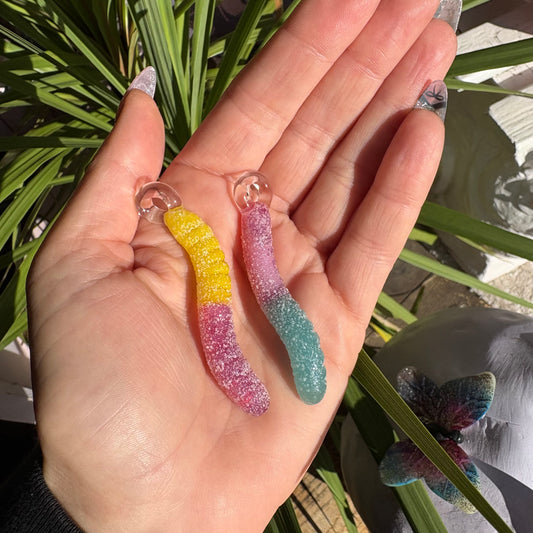 Sour Gummy Worm Pendant