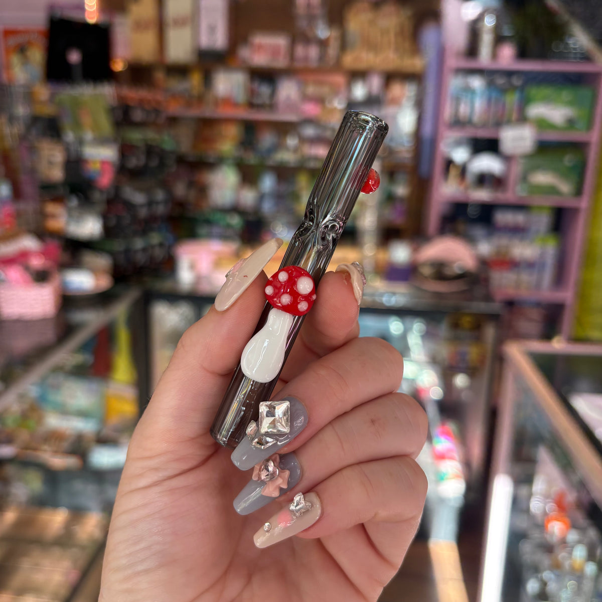 Cute Glass Cone Holder