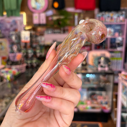 Color-changing Octopus Glass Pipe