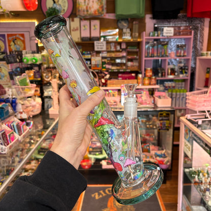 Colorful Mushroom Tube Bong