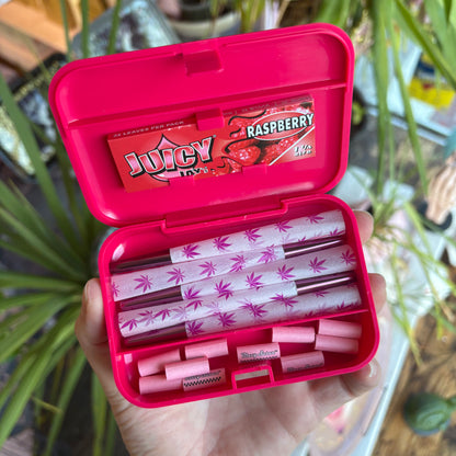 Pink Deluxe Pocket Rolling Set
