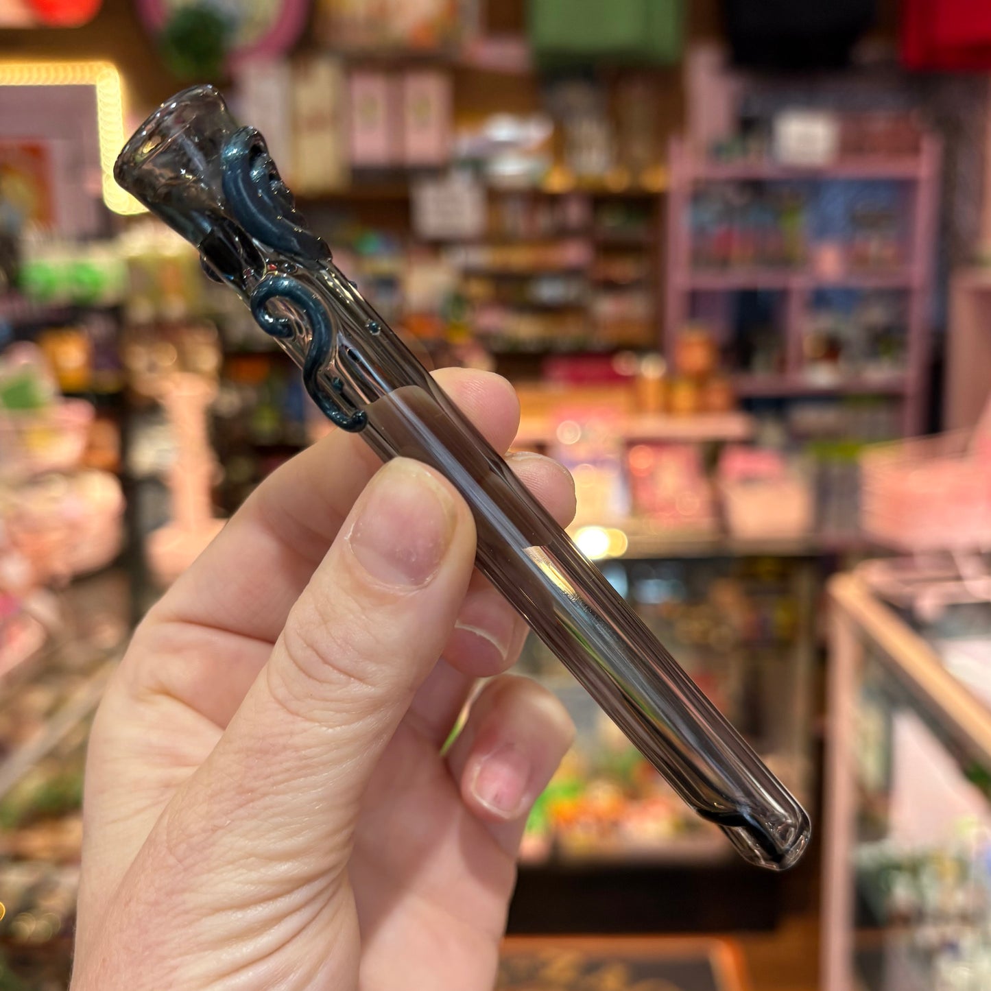 Handmade Glass Chillum One-Hitter