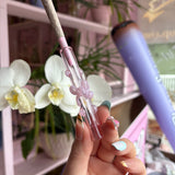 Pink Glass Cone Holder