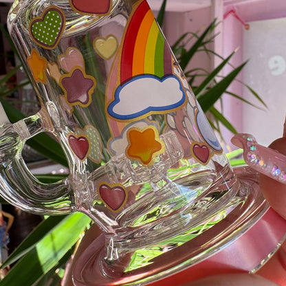 Pretty Kitty Rainbow Water Pipe