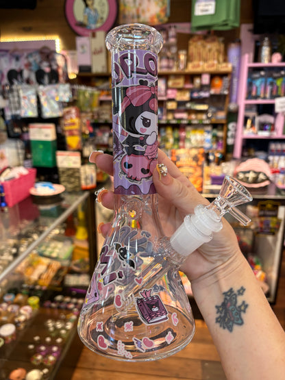 Evil Bunny Decal Beaker