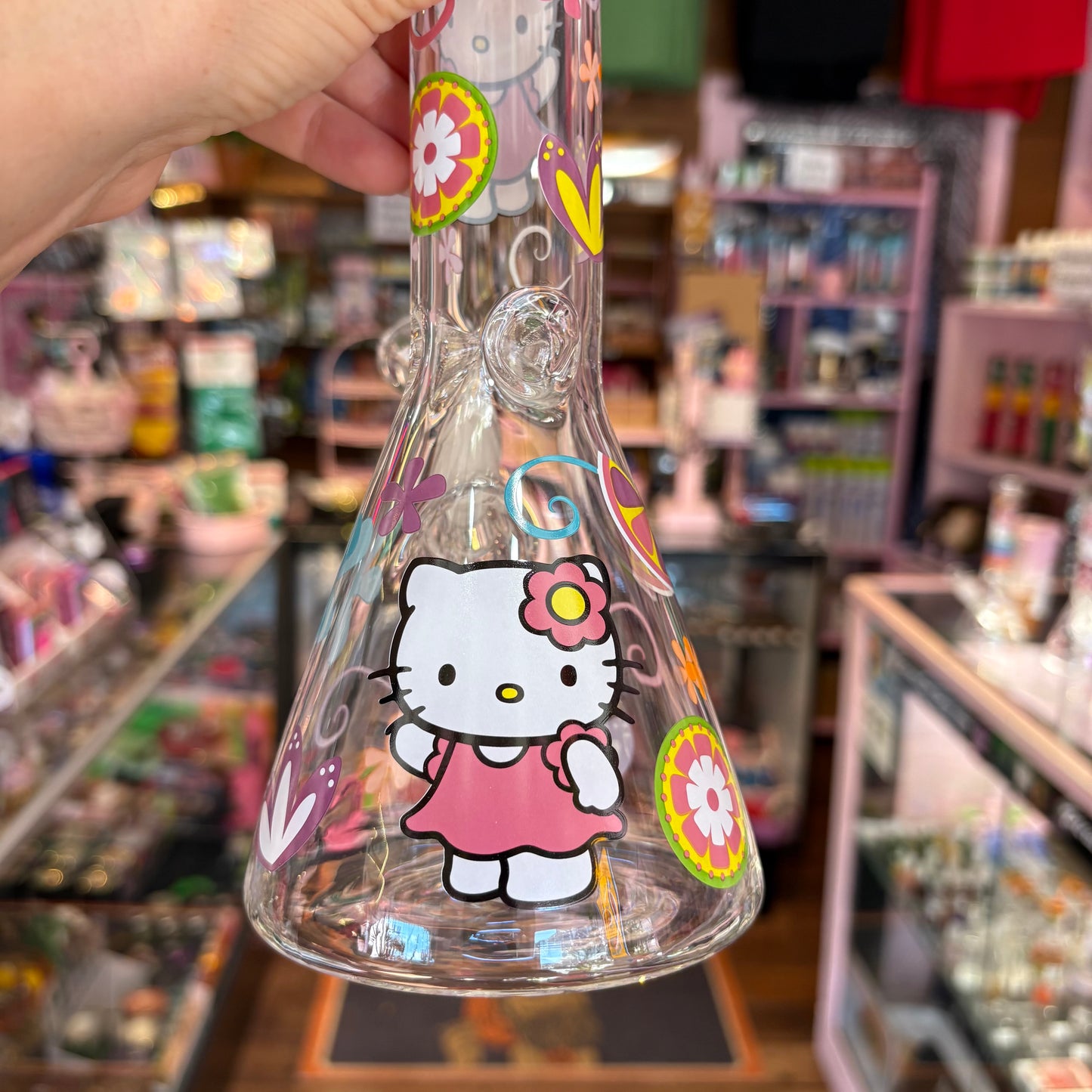 Pretty Kitty Beaker Bong