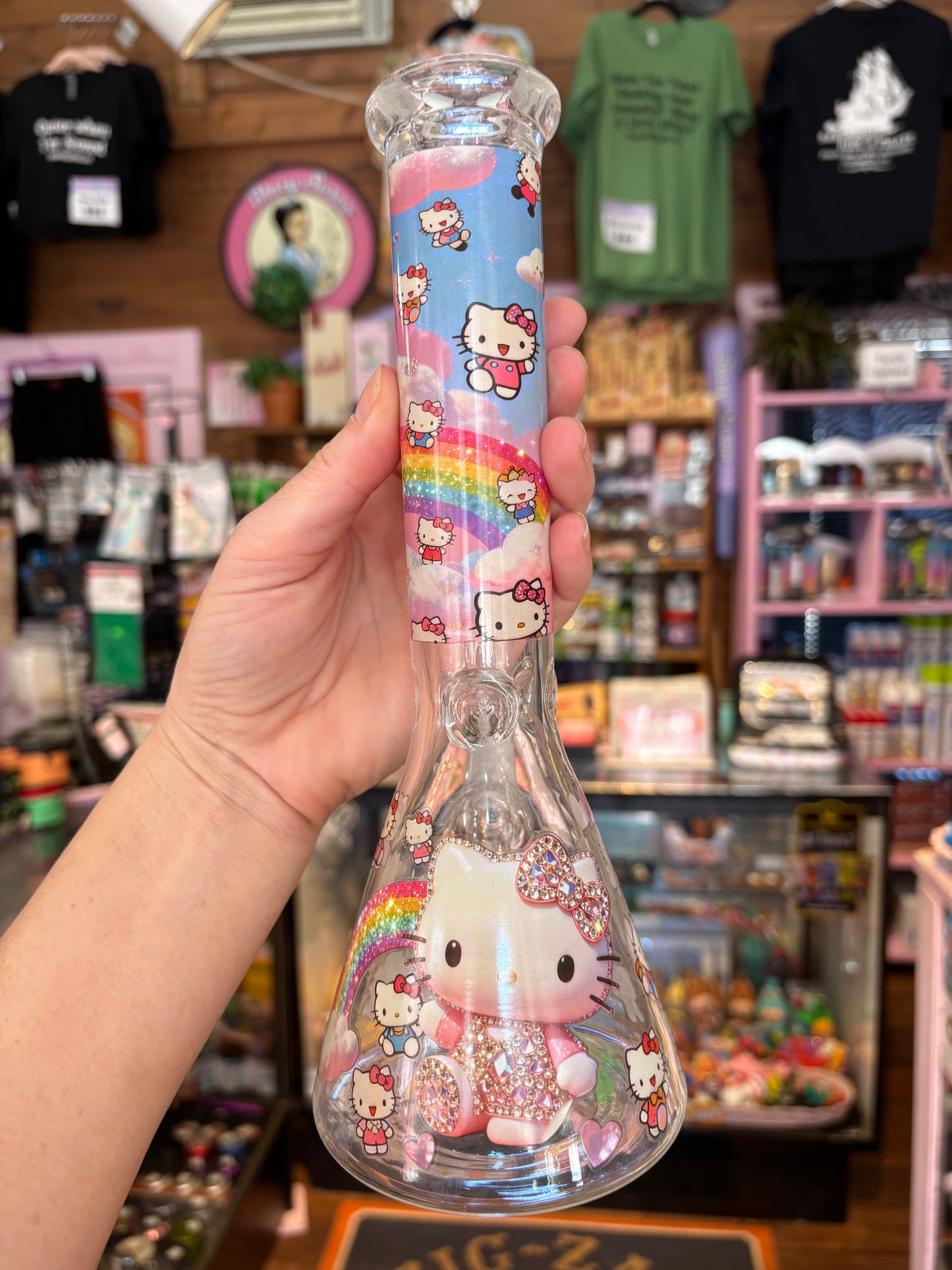 Bling Kitty Beaker Water Pipe