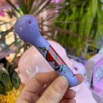 Purple Tattoo Glass Pipe