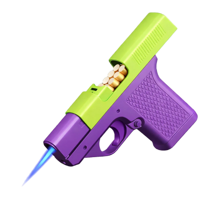 Pistol Cig Case and Lighter