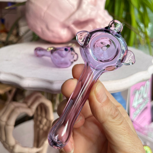 Pink Teddy Bear Pipe
