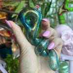 Twisted Rainbow Dichro Glass Pipe