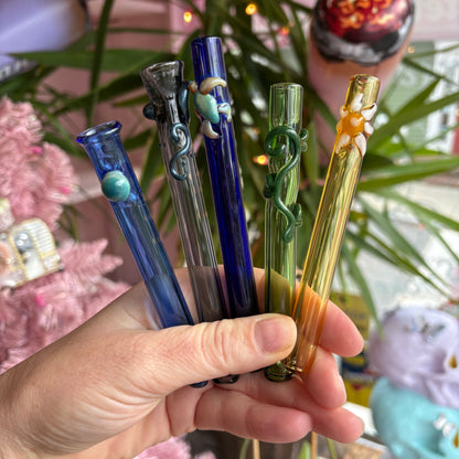 Handmade Glass Chillum One-Hitter