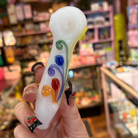Lyric Glass Rainbow Glass Pipe